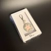 Dior klíčenka stříbrná s růžovou hvězdou