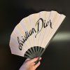 Dior vějíř růžovo-černý bez balení