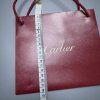 Cartier taška 20x18x8 cm vínová