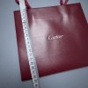 Cartier taška 20x18x8 cm vínová