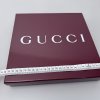 Gucci krabice 25,5x25,5x4 cm vínová