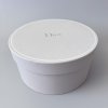 Dior krabice kulatá 24x11 cm šedá