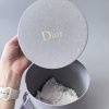 Dior krabice kulatá 16x16 cm šedá