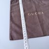 Gucci dustbag 25x24,5 cm hnědý