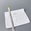 Dior dustbag 19x15 cm bílý