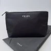 Prada taštička černá nylon větší