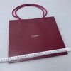 Cartier taška 26x22 cm vínová