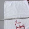 Christian Louboutin dustbag 39x30 cm bílý