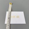 Dior obálka 10x7 cm bílá