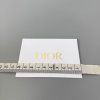Dior obálka 10x7 cm bílá