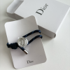 Dior náramek unisex modro - stříbrný nastavitelný