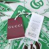 Gucci šátek 55x55 cm zeleno - bílý
