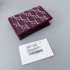Gucci cardholder / malá peněženka kožená vínová