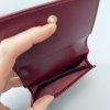 Gucci cardholder / malá peněženka kožená vínová