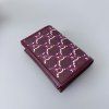 Gucci cardholder / malá peněženka kožená vínová