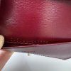 Gucci cardholder / malá peněženka kožená vínová