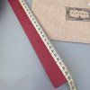 Gucci pásek vel. 85 kožený červený