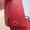 Gucci pásek vel. 85 kožený červený