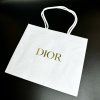 Dior taška 24 x 24 cm nová bílá se zlatým nápisem