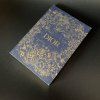 Dior notes / zápisník s nedostatky tmavě modrý se zlatým potiskem