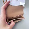 Dior malá peněženka / cardholder kožený béžový
