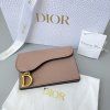 Dior malá peněženka / cardholder kožený béžový