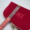 Dior sametová kosmetická taštička