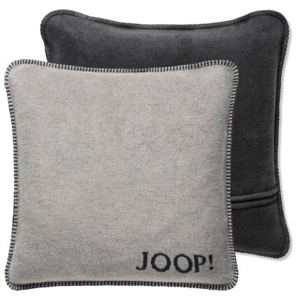 JOOP! VANKÚŠ UNI-DOUBLEFACE ASH-ANTRAZIT, 50x50cm