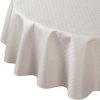 curt bauer tischdecke 3947 riga oval mit rautenmotiv damast tischwaesche 1 tlg aus 59 baumwolle 41 polyester merzerisiert mit fleckschutz dunstgrau