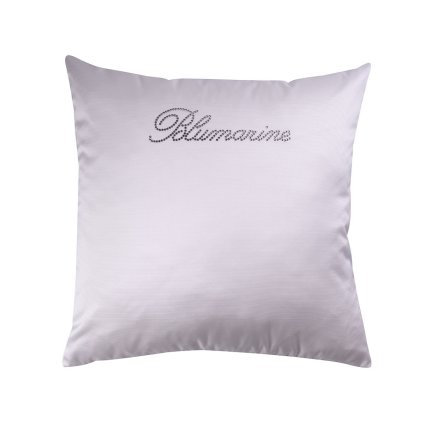 BLUMARINE DEKORAČNÍ POLŠTÁŘ NOTE BLU BÍLÁ (Povlečení na polštáře, dekorační polštáře 60x60cm)