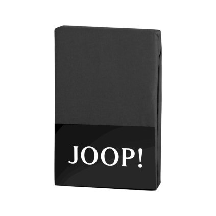 JOOP! NAPÍNACÍ PROSTĚRADLO NA TOPPER, ANTRACIT (Rozměry Topperů 180-200x200x7cm)