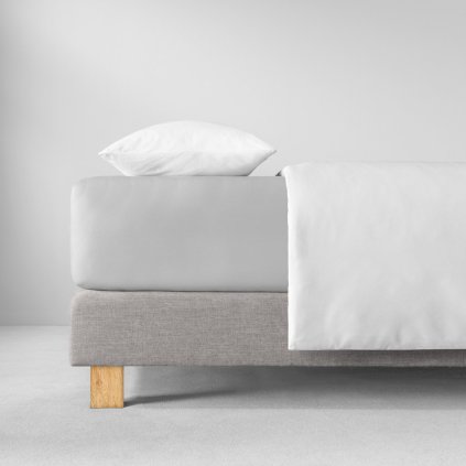 Estella NAPÍNACÍ PROSTĚRADLO PLATIN (Rozměry plachet MAKO JERSEY 200x200cm (od 180x200 do 200x220cm))