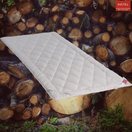 Chránič na matraci WELLNESS BOROVICE - OVČÍ VLNA HEFEL (- Velikost 90x200cm)