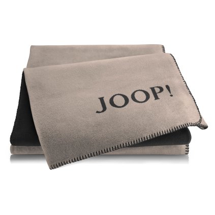 JOOP! DEKA UNI-DOUBLEFACE, KÁMEN-ANTRAZIT 150x200cm