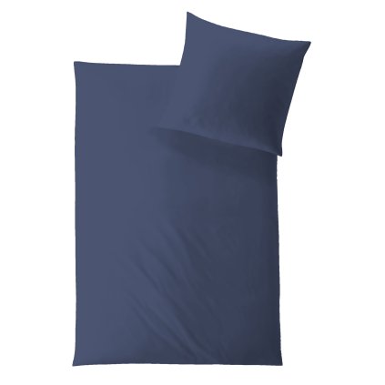 hefel bettwaesche classic uni blau mapping