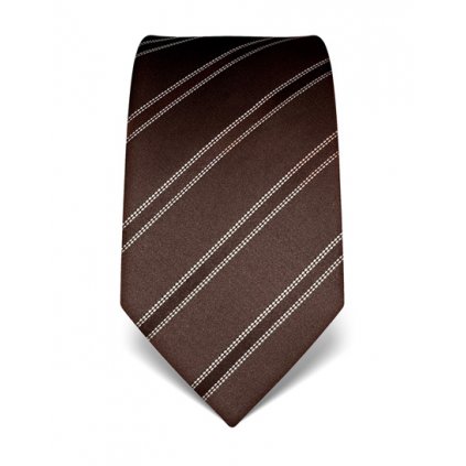 Elegantní kravata Vincenzo Boretti 21947 - tmavě hnědá