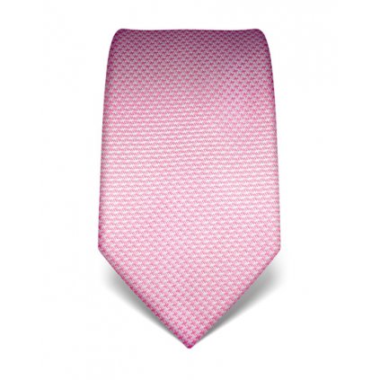 Růžová kravata Vincenzo Boretti 21989 - kohoutí stopa