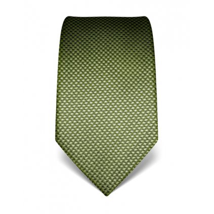 Tmavě zelená kravata Vincenzo Boretti 21989 - kohoutí stopa