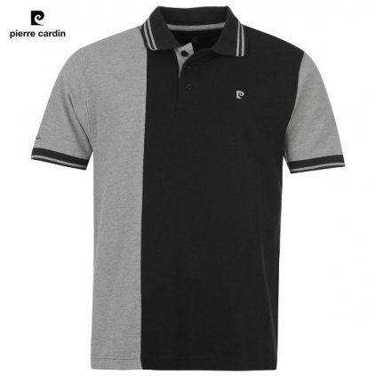 Černošedé pánské polo tričko pierre cardin s límečkem -39/40(M)
