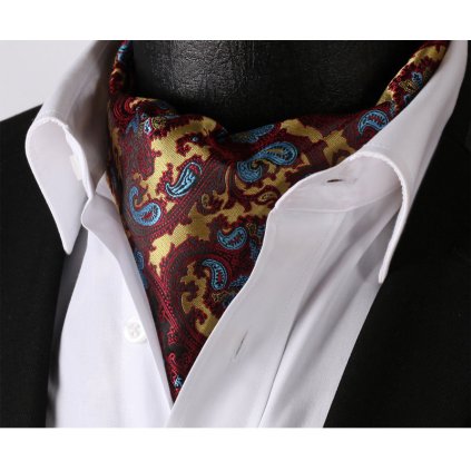 QP RF201N Orange Yellow Paisley