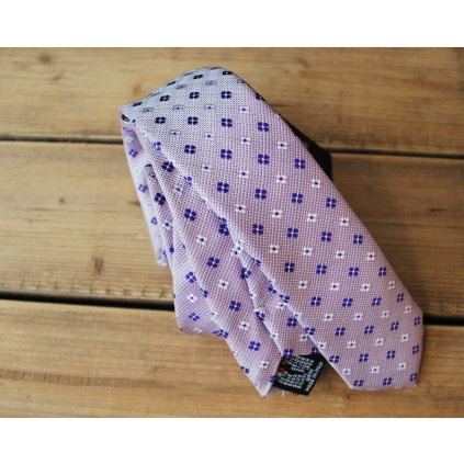 Luxusní slim kravata Gagliardi fialová