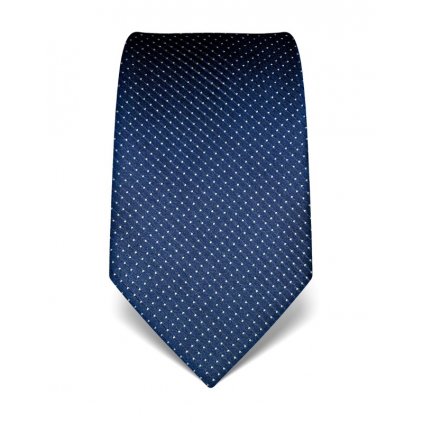 Manažerská modrá kravata s prošitím V. Boretti 21991