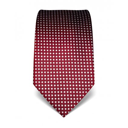 Elegantní kravata Vincenzo Boretti 21938 - červený čtvereček