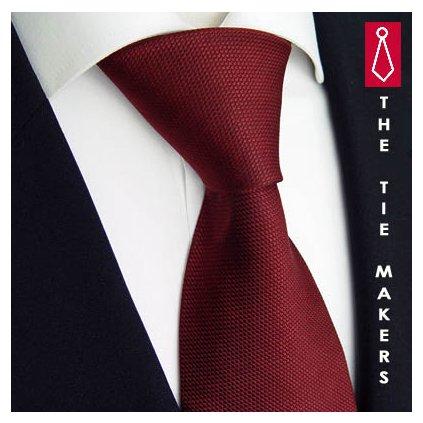 Luxusní vínová kravata Tom Harrison 900-10