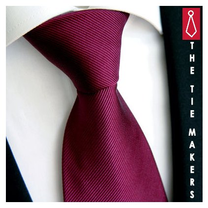 Luxusní vínovo fialová kravata Tom Harrison 900-34