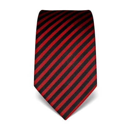 červená pruhovaná kravata