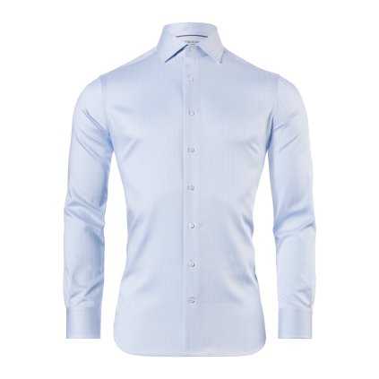 ledově modrá košile