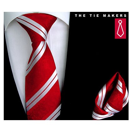 Beytnur 199-4 společenská kravata s kapesníčkem