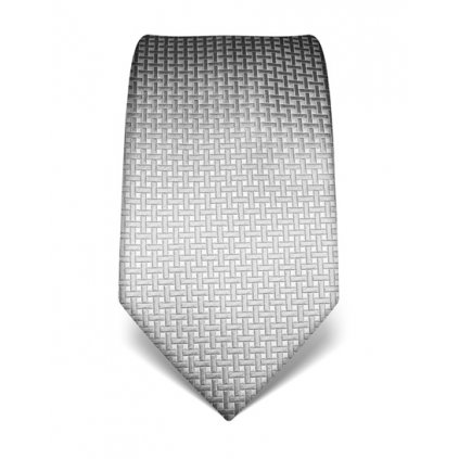Elegantní kravata Vincenzo Boretti 21938 - šedý čtvereček
