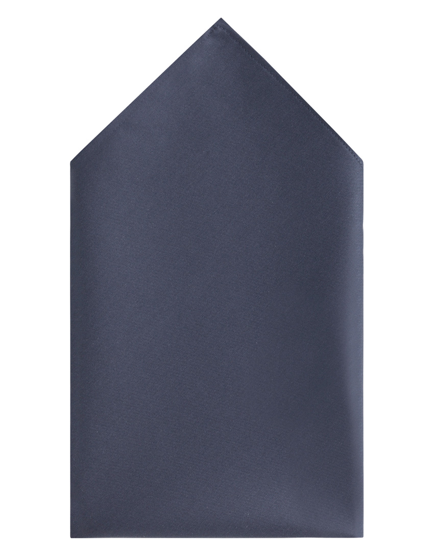 Bavlněný kapesníček Vincenzo Boretti - tmavě šedý